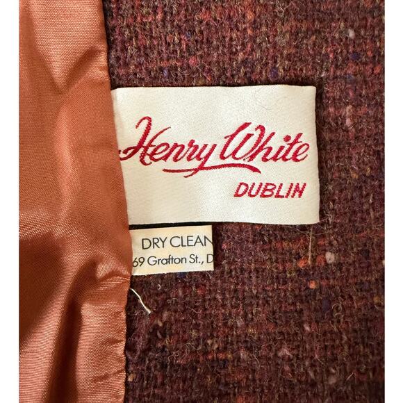 Vintage Irish Tweed Checkerboard Jacket Size Medium - Picture 6 of 6